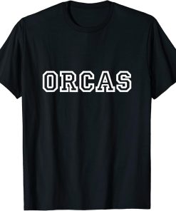 Orcas Athletic Sport College University Alumni T-Shirt