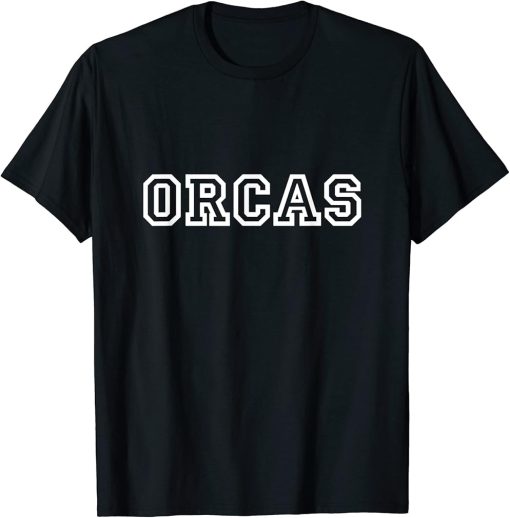 Orcas Athletic Sport College University Alumni T-Shirt