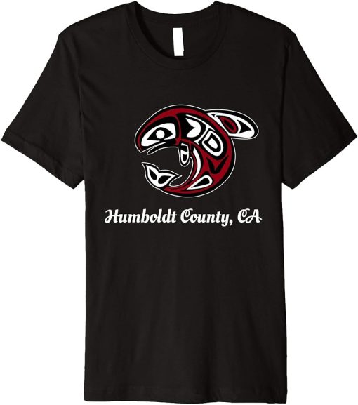 Native American Humboldt County CA Tribal Orca Killer Whale Premium T-Shirt